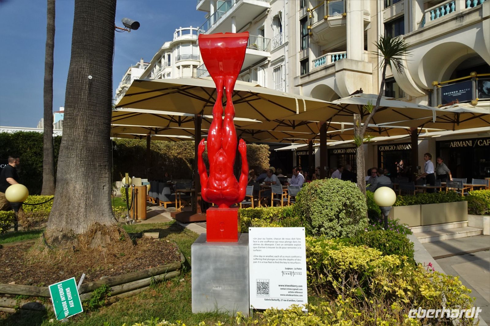 Tag 4 05.10.2023 Cannes, Taucher, Lorenzo Quinn