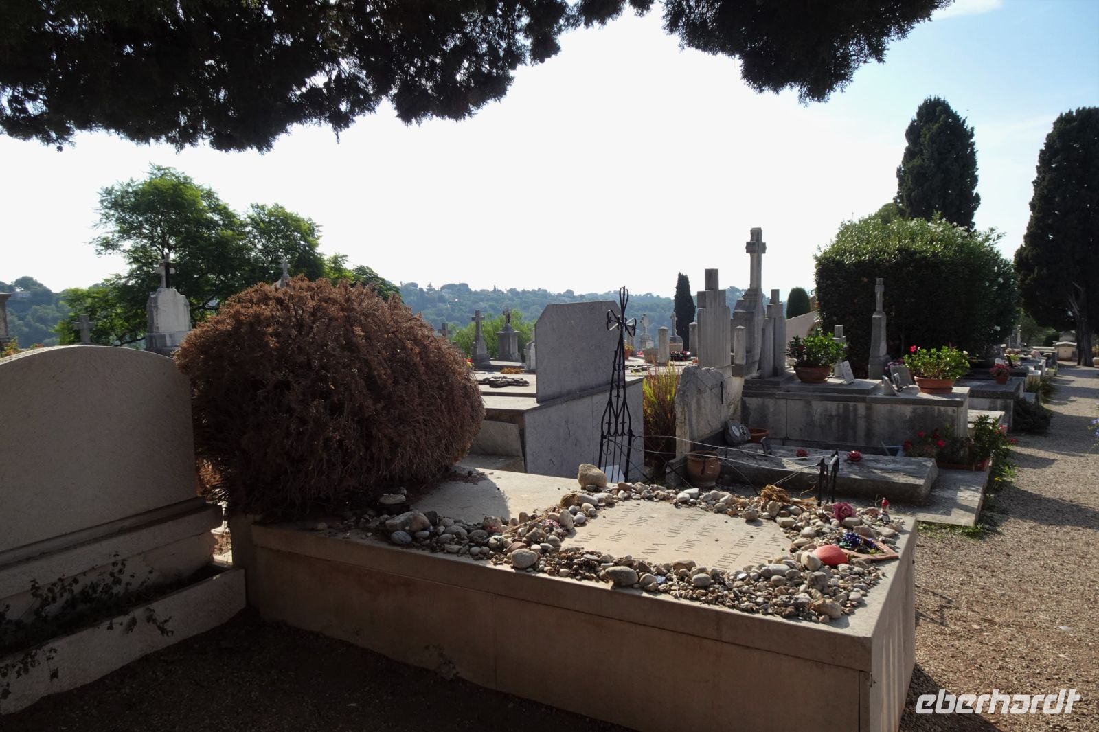 Tag 5 06.10.2023 St. Paul de Vence, Grabstätte von Marc Chagall