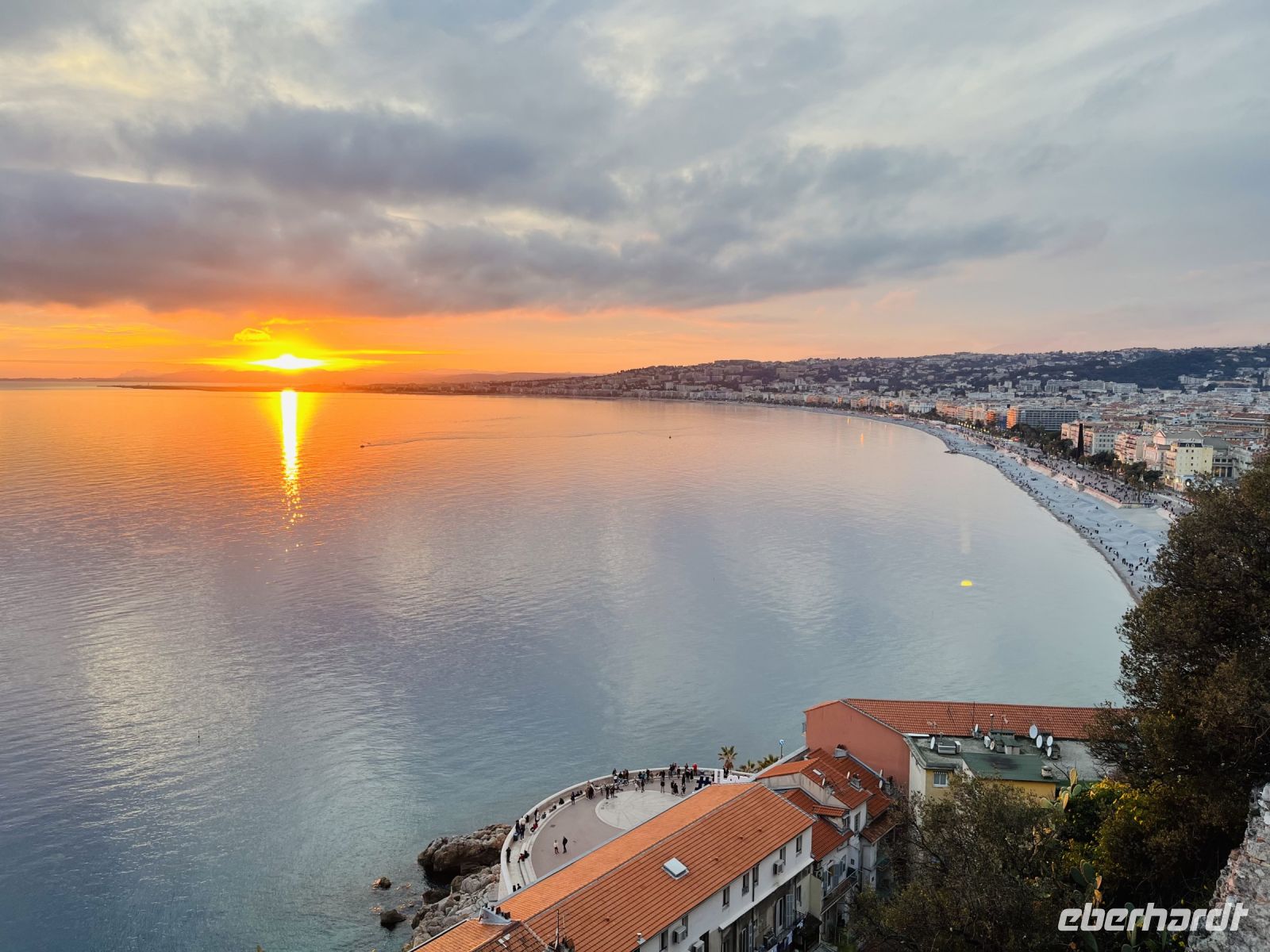 Ausblick vom Colline du Château in Nizza