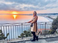 Ausblick vom Colline du Château in Nizza - Reisebegleitung Vicky