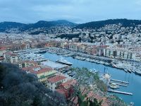 Ausblick auf den Hafen von Nizza
