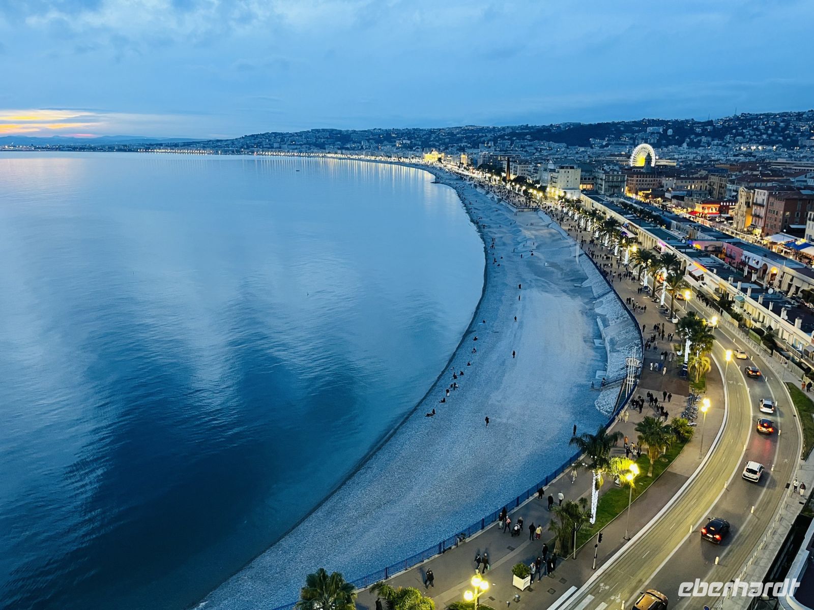 Ausblick zur Promenade des Anglais