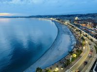 Ausblick zur Promenade des Anglais