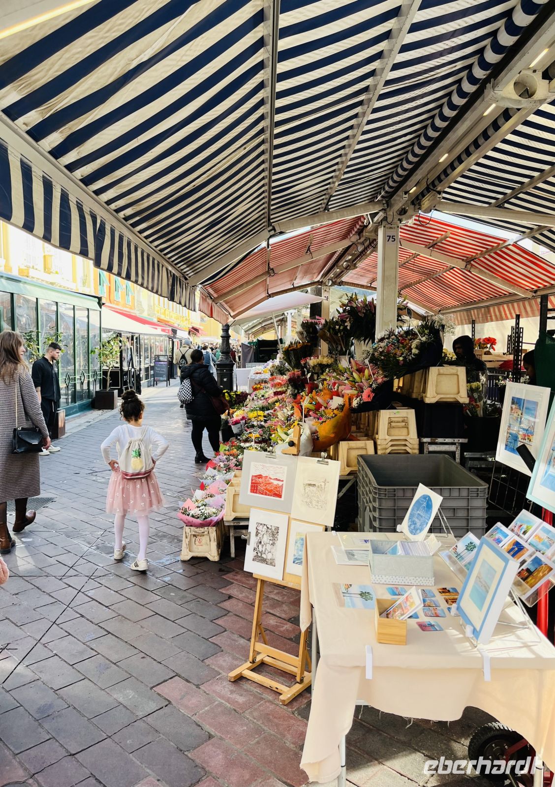 Blumenmarkt in der Altstadt von Nizza