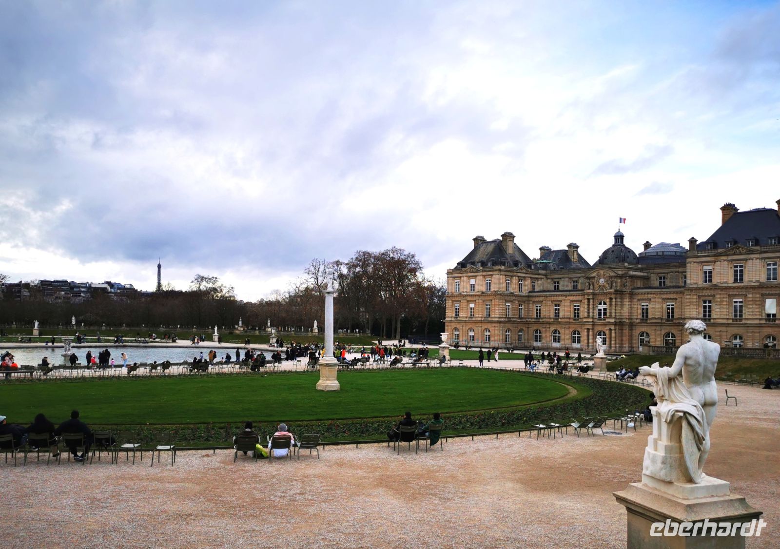Tag 1, 28.12.2023 Entdeckungsspaziergang im Parc du Luxembourg