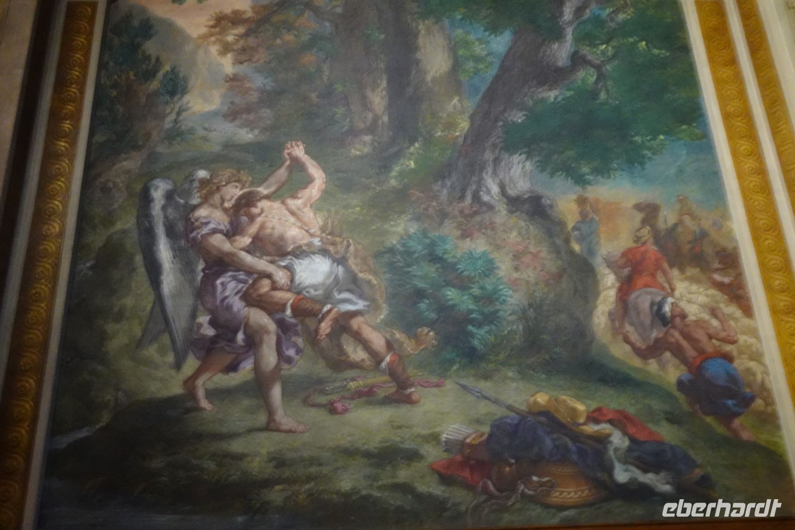 Tag 1, 28.12.2023 St. Sulpice, Der Kampf mit dem Engel, Delacroix