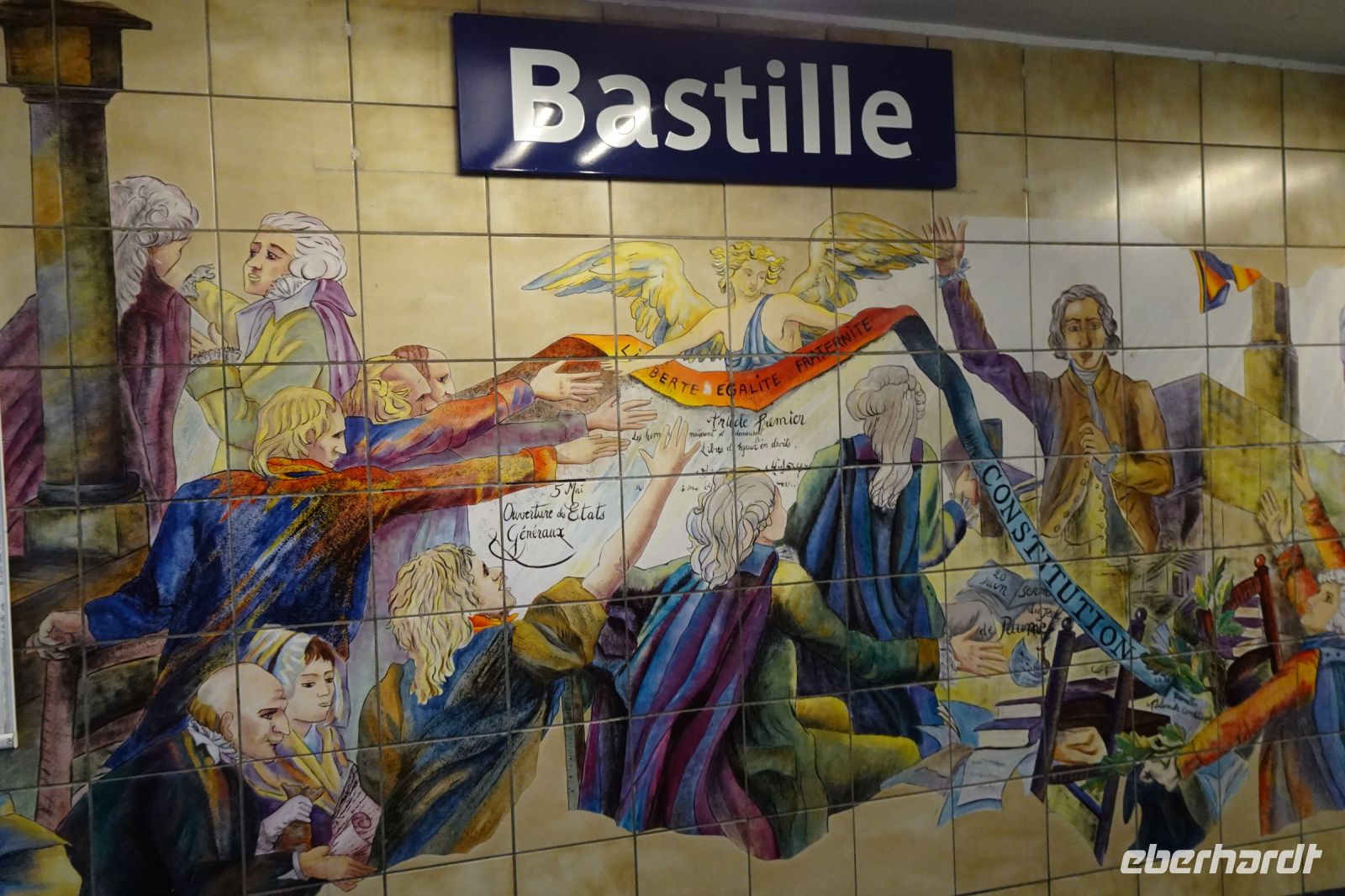 Tag 3, 30.12.2023 Métrostation La Bastille