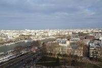 Tag 5, 01.01.2024:  Blick vom Eiffelturm