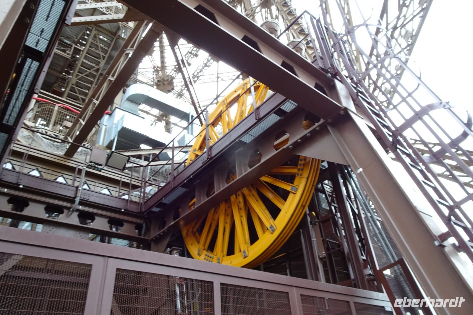 Tag 5, 01.01.202  Auf dem Eiffelturm, Detail