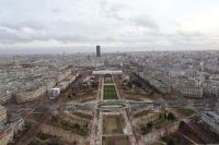 Tag 5, 01.01.2024: Blick vom Eiffelturm, 2. Etage