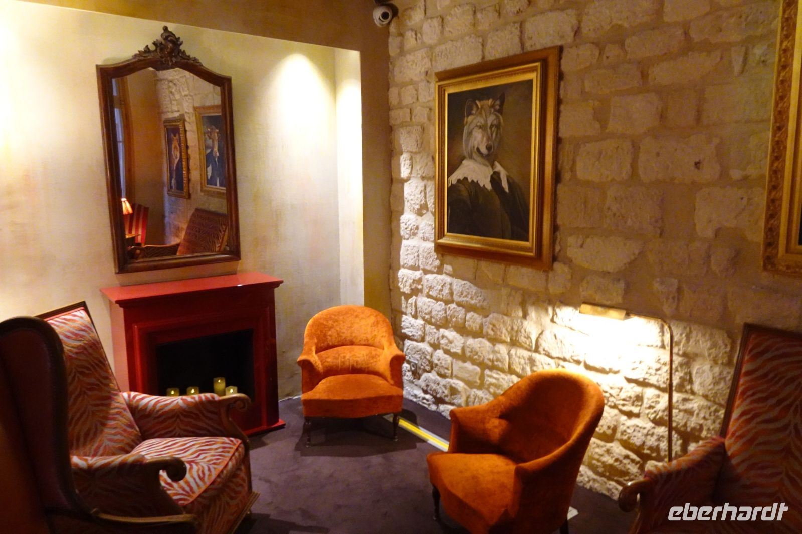 Tag 6 02.01.2024  gemütliche Lobby im Hotel St. Paul