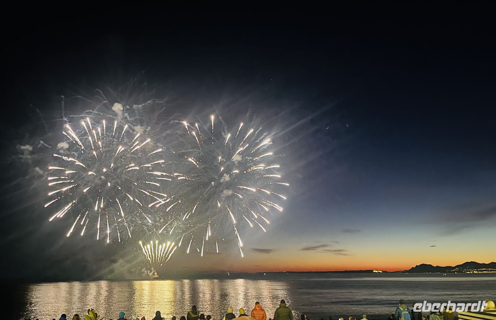 Feuerwerk in Juan-les-Pins