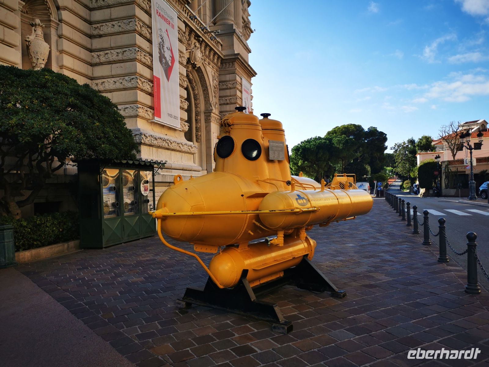 Jacques-Yves Cousteau-Bathyscaphe für ozeanographische Forschung vor dem ozeanographischem Museum, Monaco