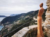 Tag 4 26.01.2024 im Garten von Èze, Skulptur von J.P.Richard