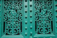 Tag 1, 28.03.2024 Entdeckerspaziergang, Eingangstüre, Detail