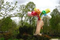 Tag 2, 29.03.2024 Stadtrundfahrt, Jeff Koons: Blumenstrauß