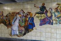 Tag 2, 29.03.2024 Stadtrundfahrt, Métro Station Bastille