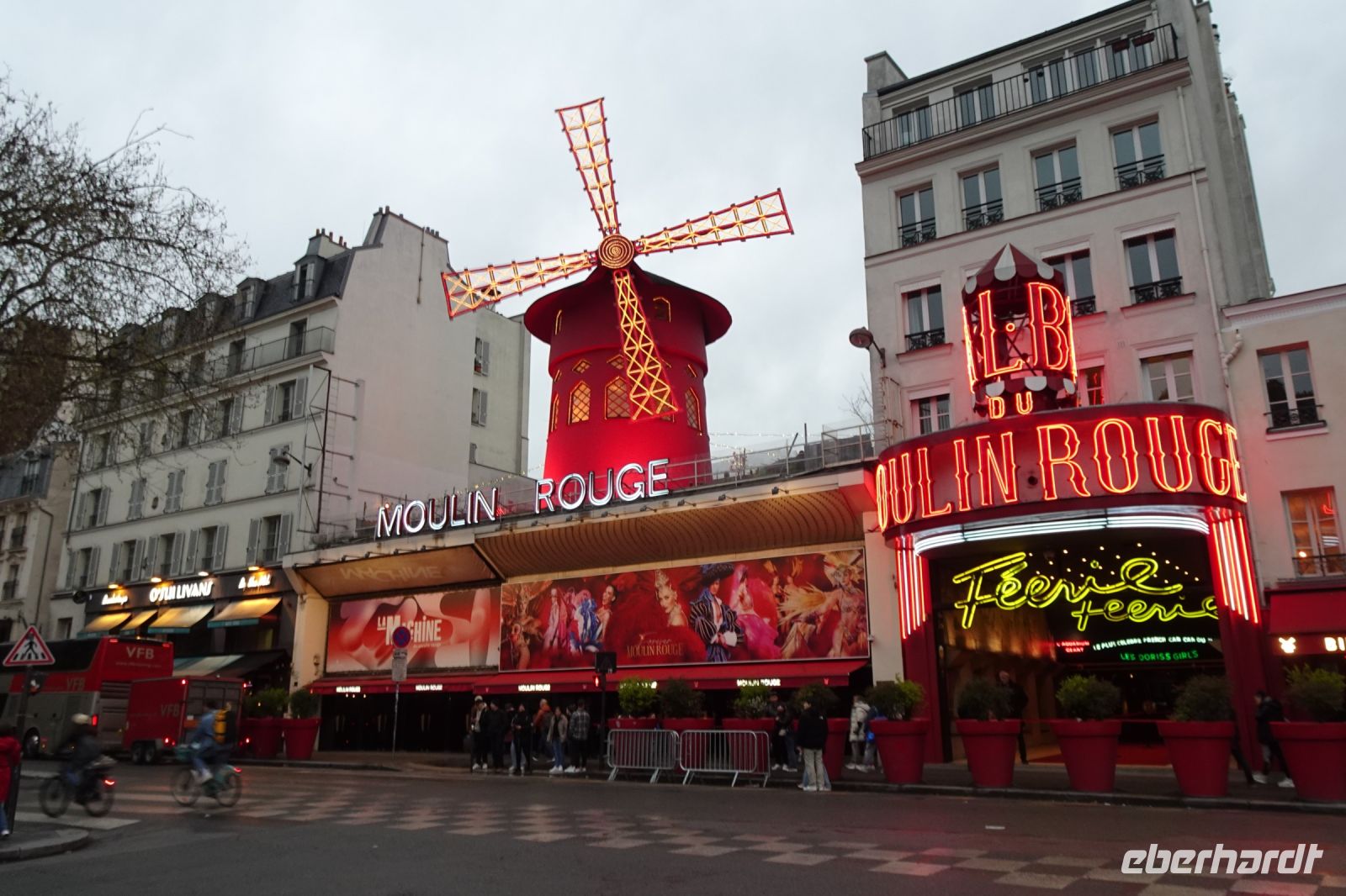 Tag 2, 29.03.2024 Stadtrundfahrt, Moulin Rouge