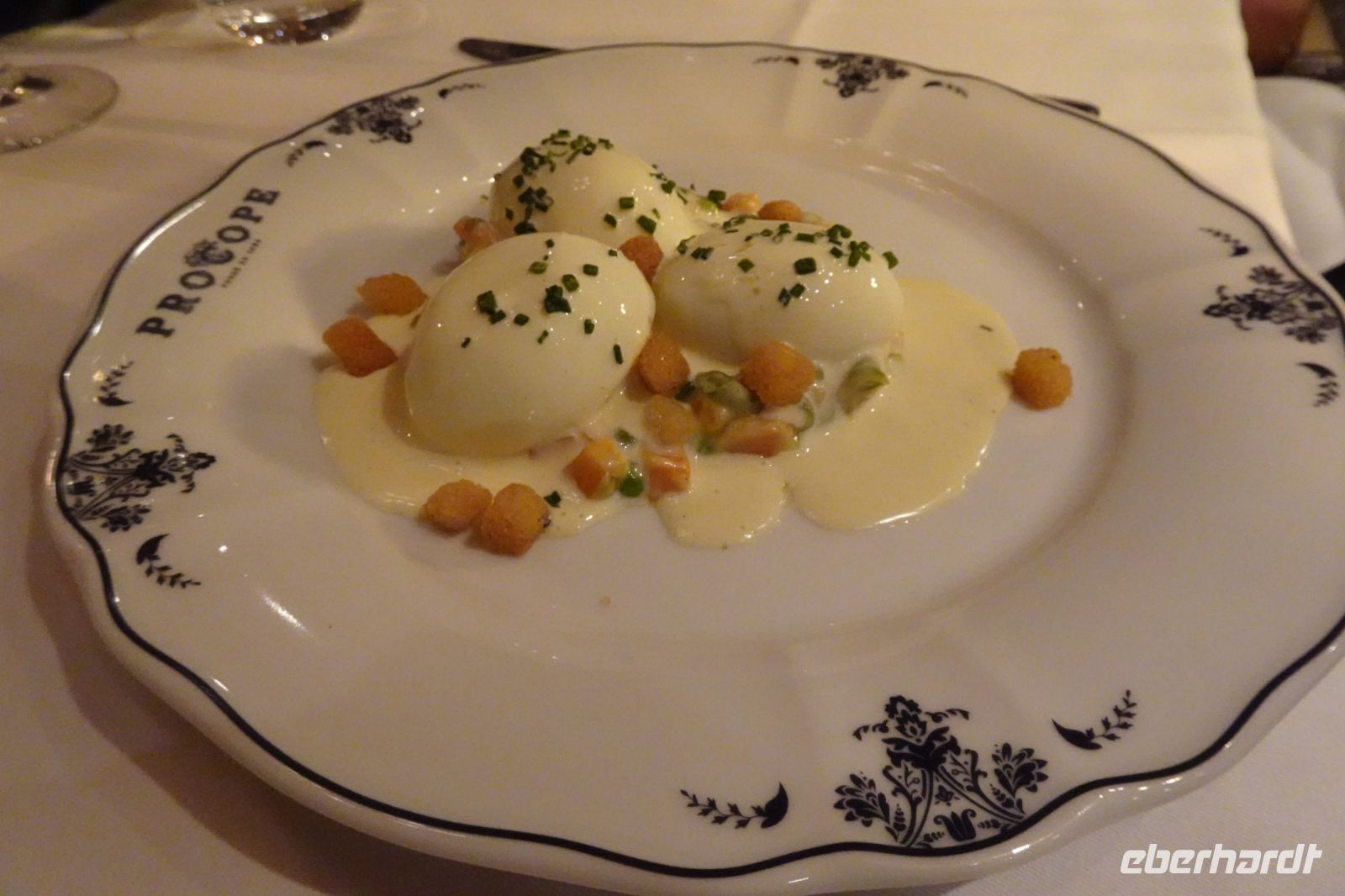 Tag 3, 30.03.2024, Vorspeise: Oeufs Mayonnaise du Procop