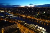 Tag 4 31.03.2024, von der zweiten Etage aus gesehen: Paris by night