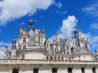 Cháteau Chambord: einige der 365 verkleideten Schornsteine