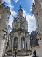 Château Chambord: Das obere Ende der zweizügigen Wendeltreppe