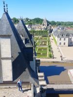 Villandry: sogar mit Wasser im Wassergraben - Hochwasser sei dank!