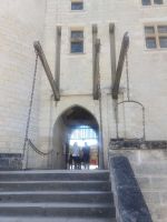 Château Langeais: Eingang über eine Zugbrücke