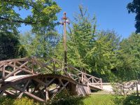 Close Lucé: Leonardos Brückenkonstruktion