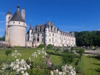 Château Chenonceaux: Gartenansicht