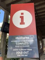 Nantes  - Ritt auf dem Elefanten sehr beliebt