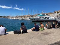 Provence Intensive - Sonntägliche Rast am alten Hafen von Marseille