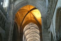 Deckengewölbe in der Kathedrale von St-Pol-de-Léon