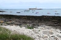 viele Ausflugsboote auf den Glénans