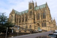 Blick auf die Kathedrale von Metz