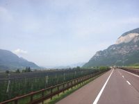 Fahrt durch Südtirol