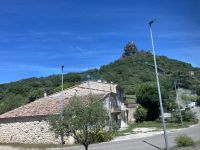 Blick auf Château de Rochemaure