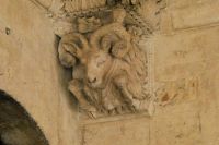 Detail an der Fassade