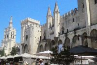 Papstpalast und Rocher-des-Do