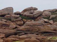 Ploumanac'h Küste des rosafarbenen Granits