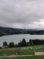 Stopp am Lac de Gruyère Schweiz