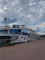 A-Rosa Schiff am Anleger in Rouen