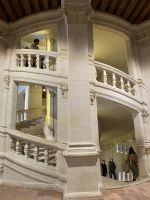 RADREISE LOIRE 3.-11.9.24: Die berühmte Doppelwendeltreppe im Schloss Chambord