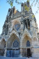 Fassade der Kathedrale von Reims