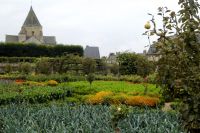 Blick auf die Kirche von Villandry
