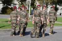 Franz.Militär in Lourdes 