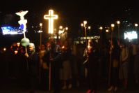 Prozession in Lourdes