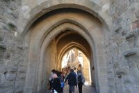 mittelalterliches Portal von Carcassonne
