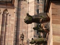 gotische Steinmetzarbeiten am Straßburger Münster