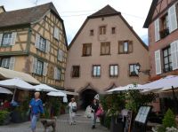 mit dem Zug durch Ribeauvillé